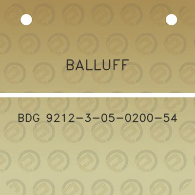 balluff-bdg-9212-3-05-0200-54