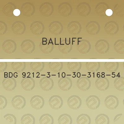 balluff-bdg-9212-3-10-30-3168-54