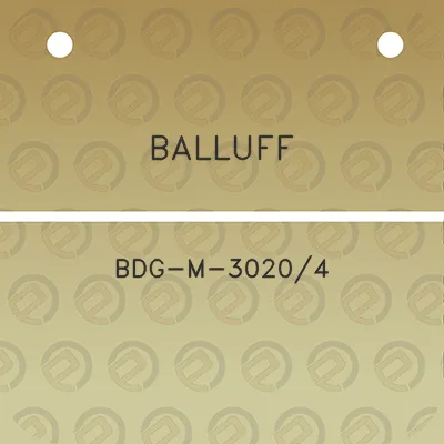 balluff-bdg-m-30204