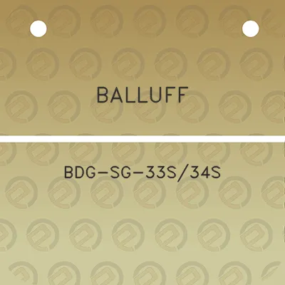 balluff-bdg-sg-33s34s