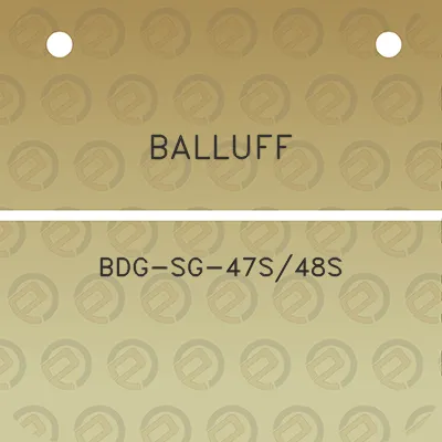 balluff-bdg-sg-47s48s