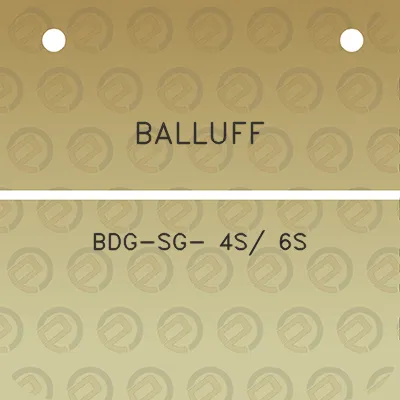 balluff-bdg-sg-4s-6s