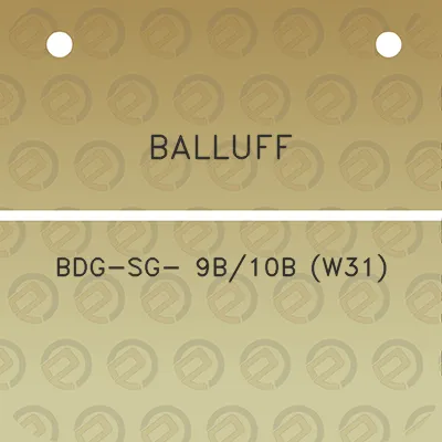 balluff-bdg-sg-9b10b-w31