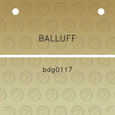 balluff-bdg0117