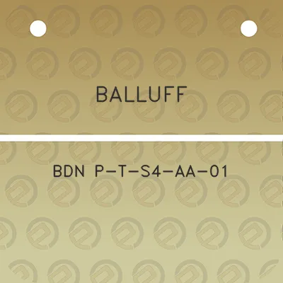 balluff-bdn-p-t-s4-aa-01