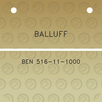 balluff-ben-516-11-1000