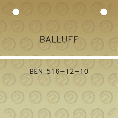 balluff-ben-516-12-10