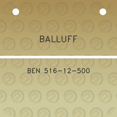 balluff-ben-516-12-500