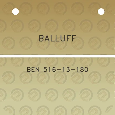 balluff-ben-516-13-180