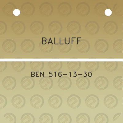 balluff-ben-516-13-30