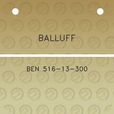 balluff-ben-516-13-300