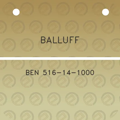 balluff-ben-516-14-1000