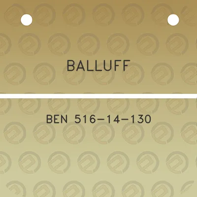 balluff-ben-516-14-130