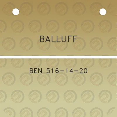 balluff-ben-516-14-20