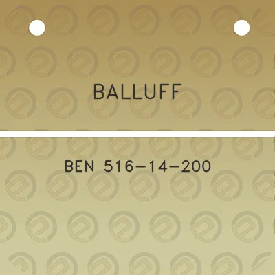 balluff-ben-516-14-200