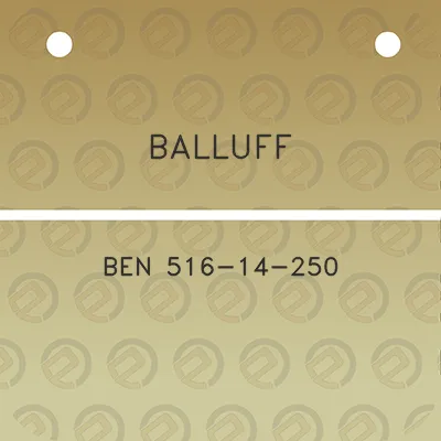 balluff-ben-516-14-250