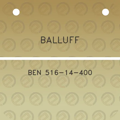 balluff-ben-516-14-400