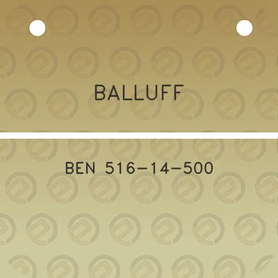 balluff-ben-516-14-500