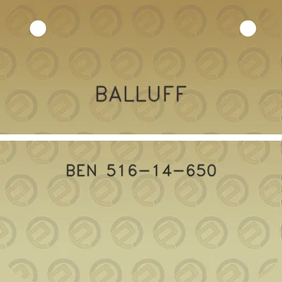 balluff-ben-516-14-650