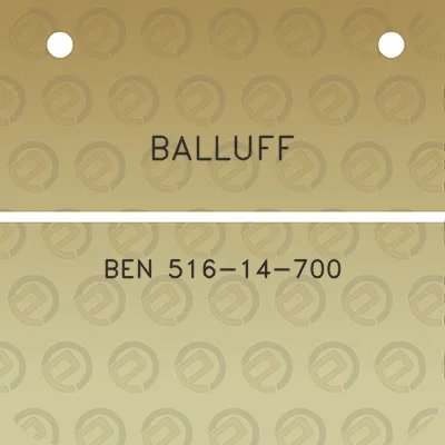 balluff-ben-516-14-700