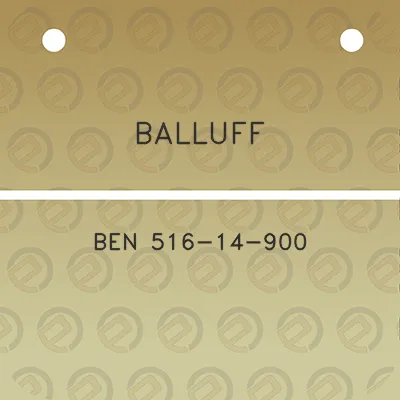 balluff-ben-516-14-900