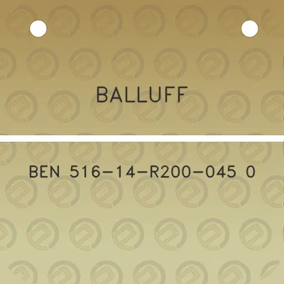 balluff-ben-516-14-r200-045-0