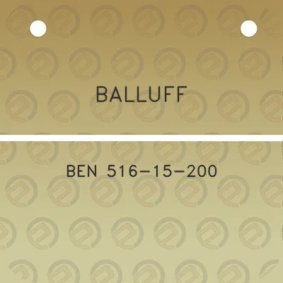 balluff-ben-516-15-200