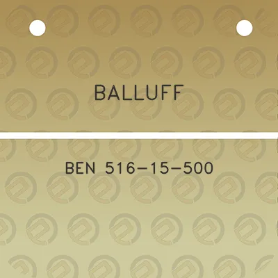 balluff-ben-516-15-500