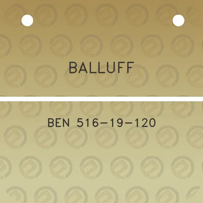 balluff-ben-516-19-120