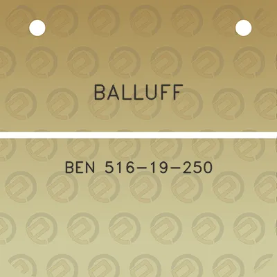 balluff-ben-516-19-250