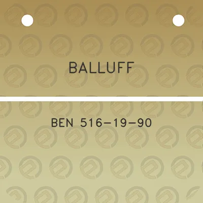 balluff-ben-516-19-90