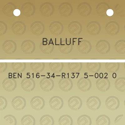 balluff-ben-516-34-r137-5-002-0