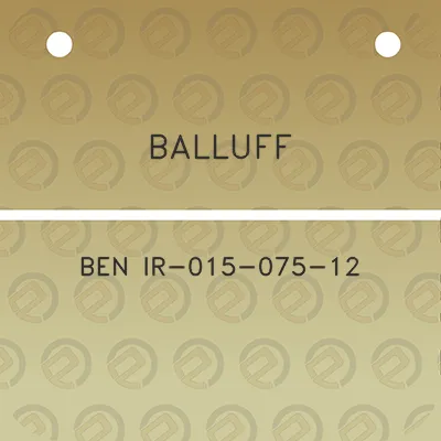 balluff-ben-ir-015-075-12