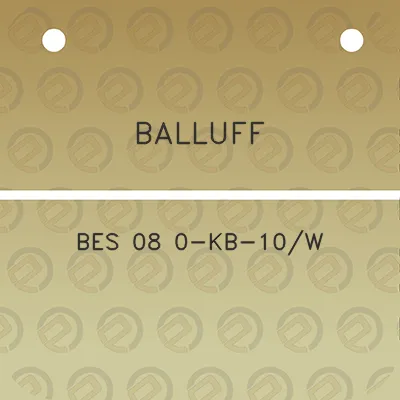 balluff-bes-08-0-kb-10w