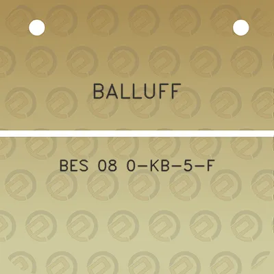 balluff-bes-08-0-kb-5-f