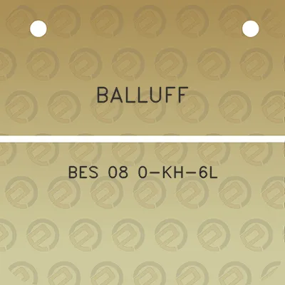 balluff-bes-08-0-kh-6l