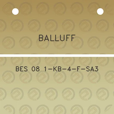 balluff-bes-08-1-kb-4-f-sa3