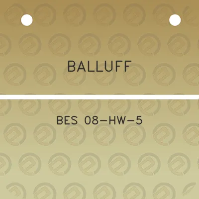 balluff-bes-08-hw-5