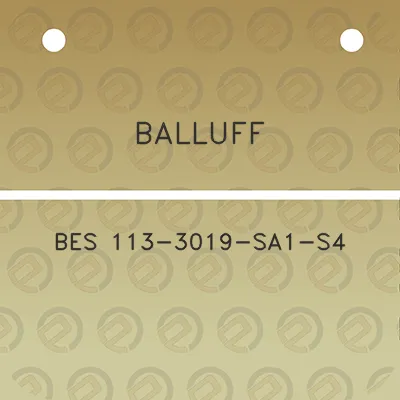 balluff-bes-113-3019-sa1-s4