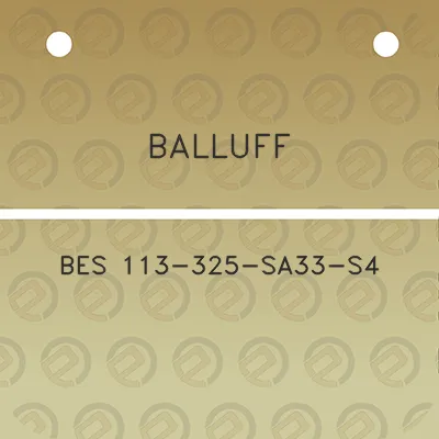 balluff-bes-113-325-sa33-s4