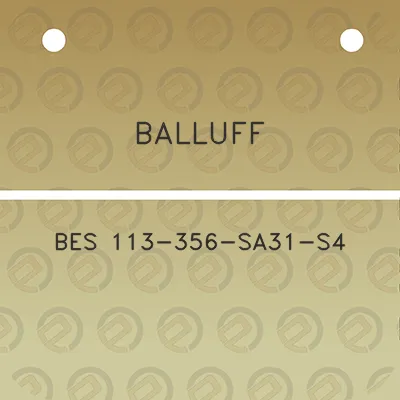 balluff-bes-113-356-sa31-s4