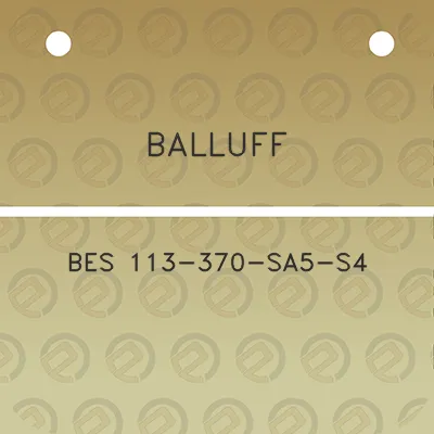 balluff-bes-113-370-sa5-s4