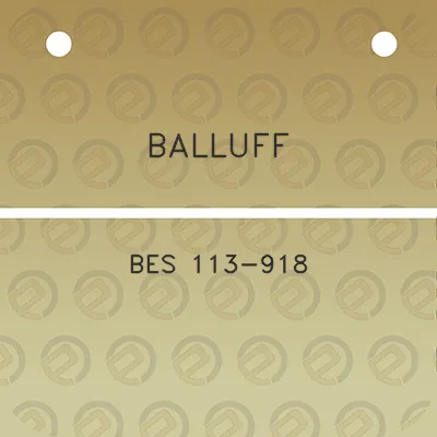 balluff-bes-113-918