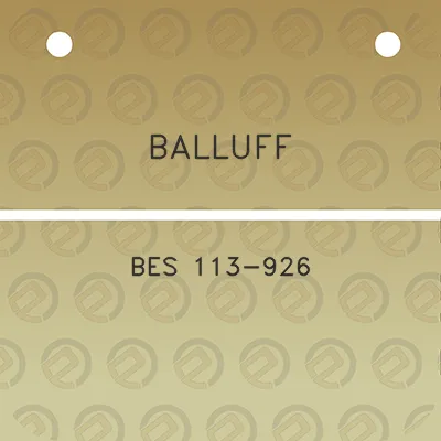 balluff-bes-113-926