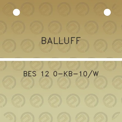 balluff-bes-12-0-kb-10w