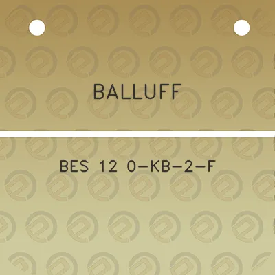 balluff-bes-12-0-kb-2-f