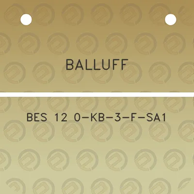 balluff-bes-12-0-kb-3-f-sa1