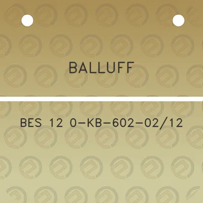 balluff-bes-12-0-kb-602-0212