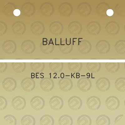 balluff-bes-120-kb-9l