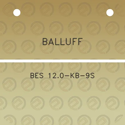 balluff-bes-120-kb-9s